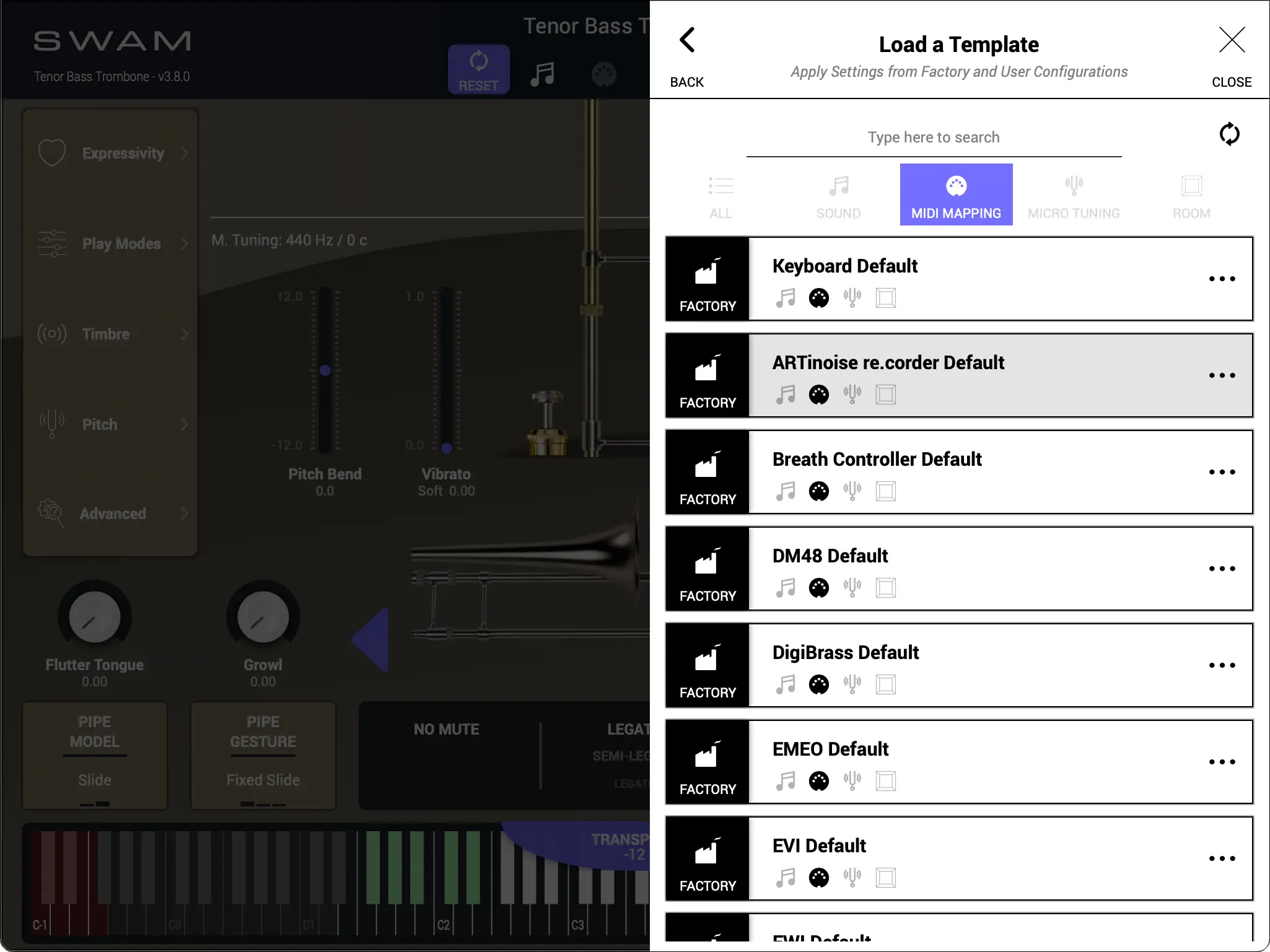 MIDI Mapping - Presets